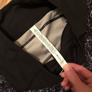 Lululemon capri exercise pants, size 4.